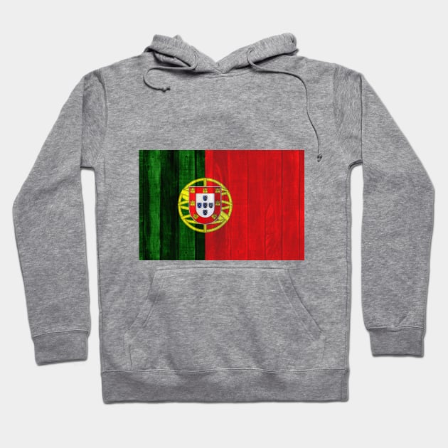 Flag of Portugal - Wood Hoodie by DrPen